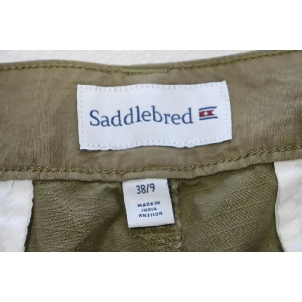 Sonoma Khaki Cargo‎ Shorts Camp Trail Mountain Hiking Green Mens Sz 38 NWT